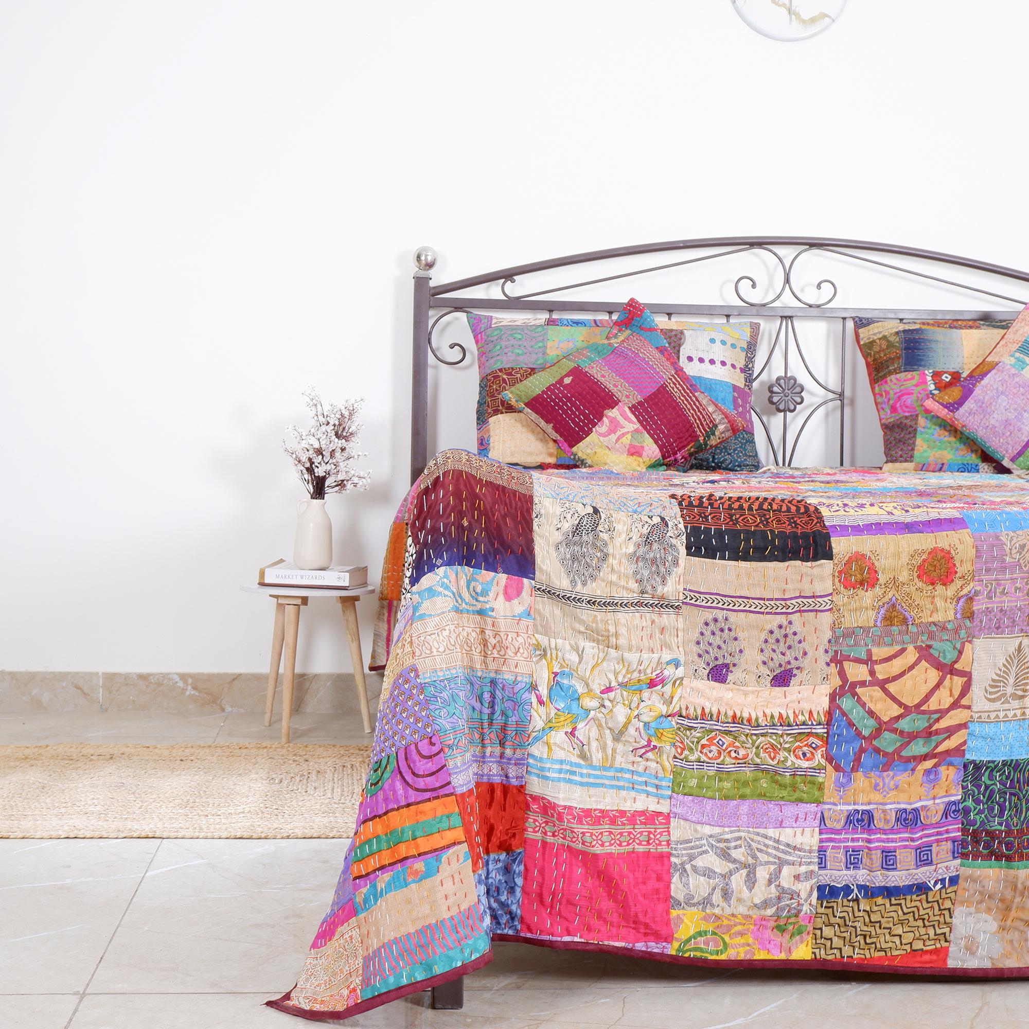 Patchwork Kantha Quilts