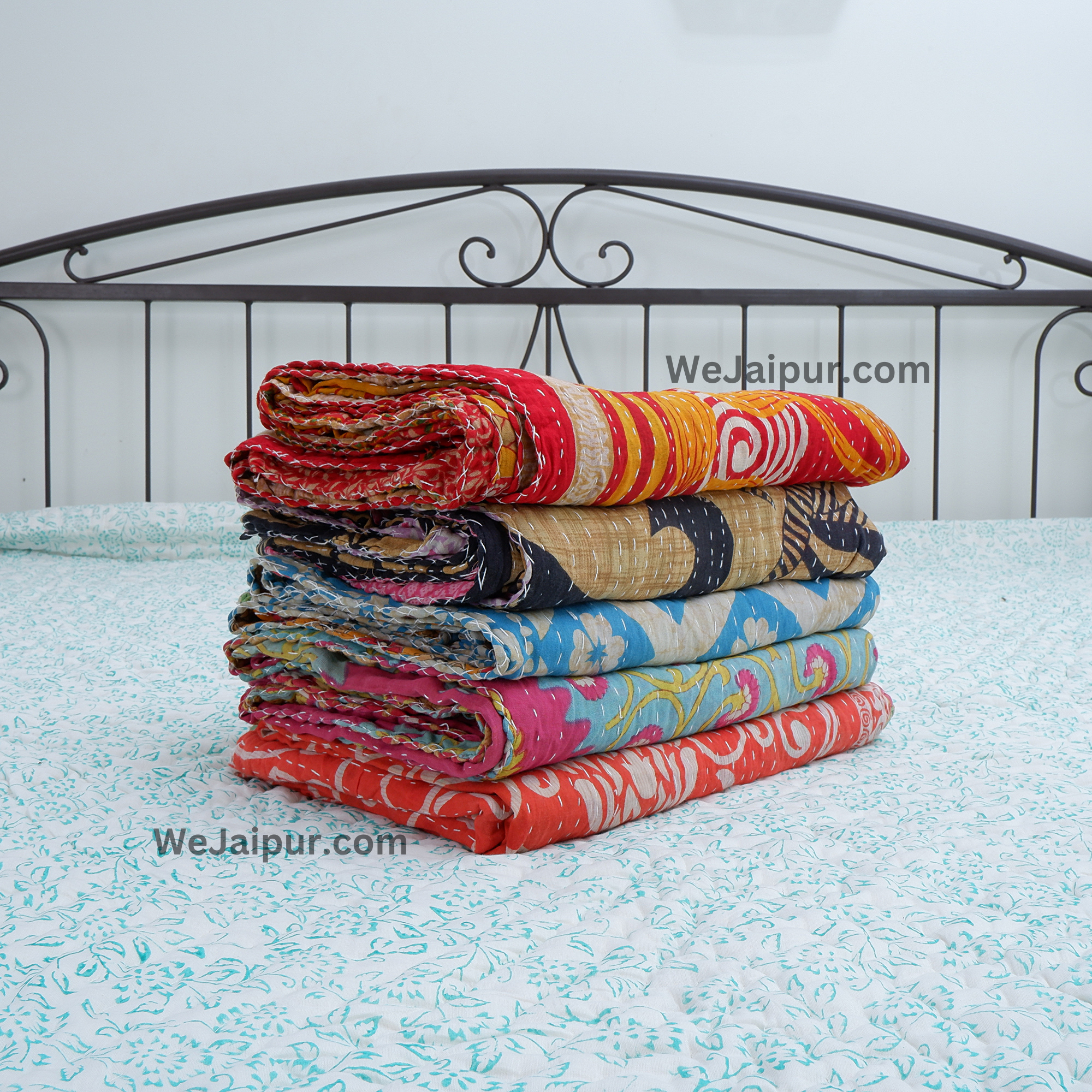 Exquisite Handmade Kantha Quilts: Vintage Charm & Craftsmanship