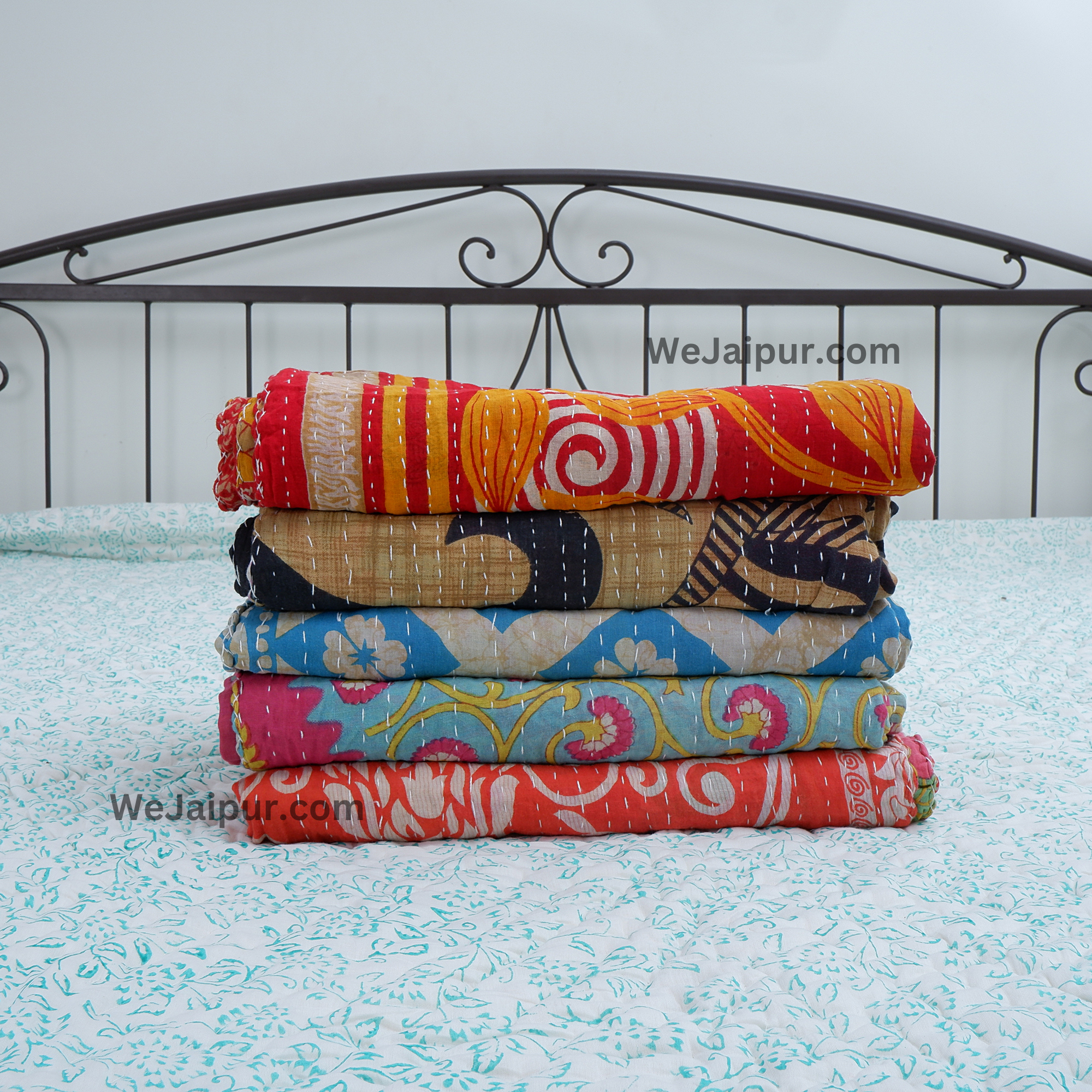 Handmade Vintage Kantha Quilts with Artisan Touch