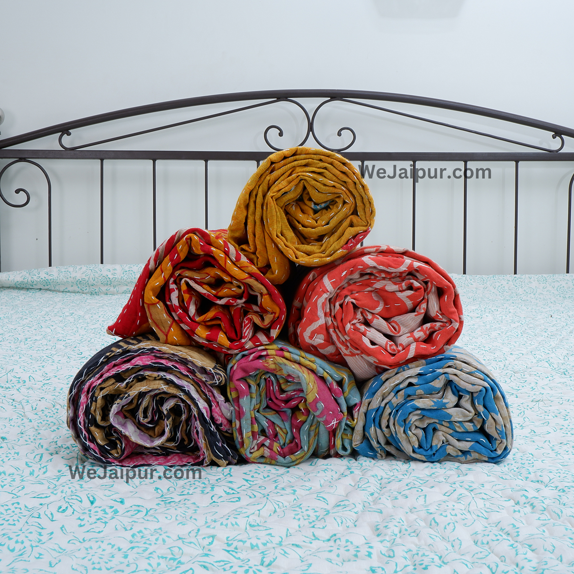 Handmade Vintage Kantha Quilts with Artisan Touch