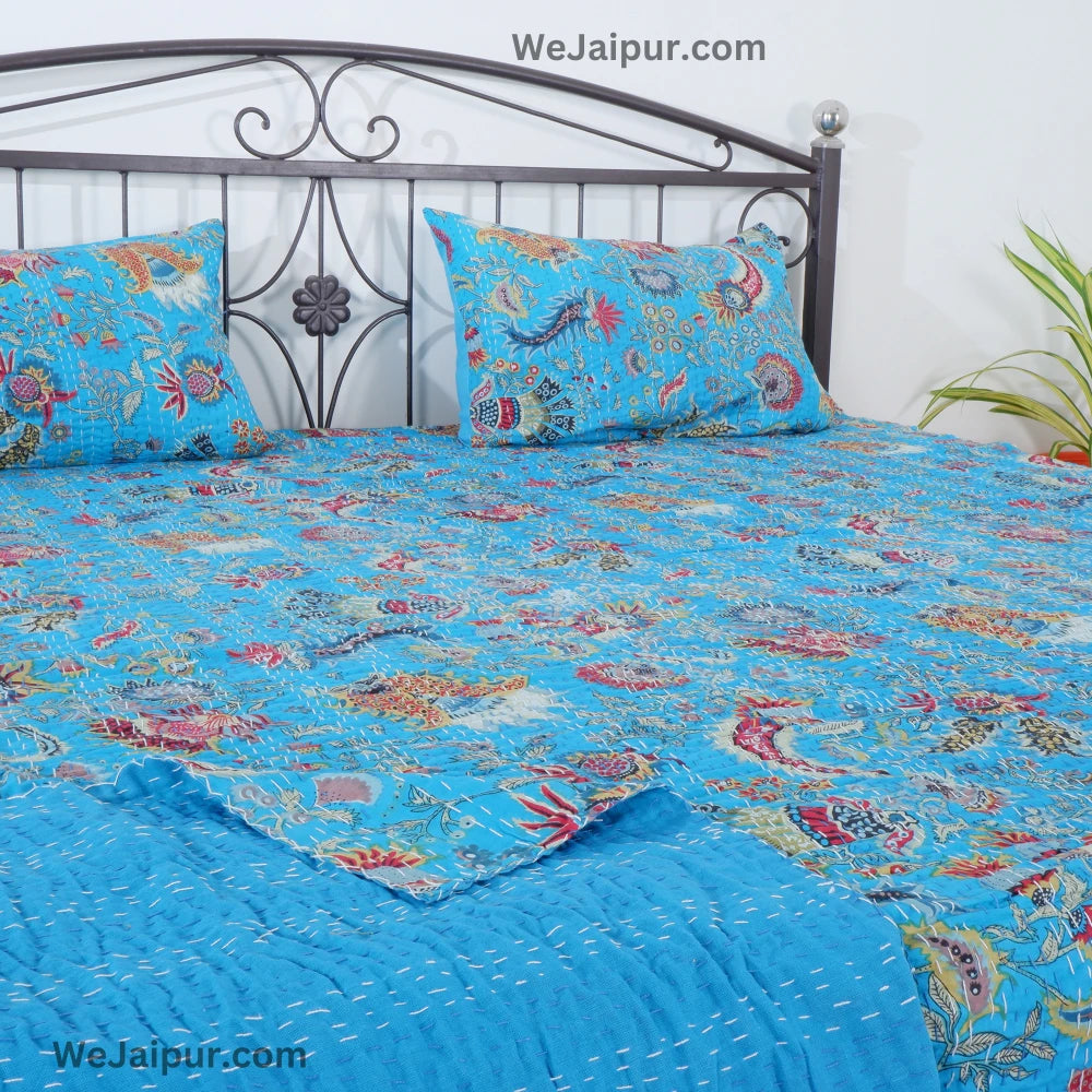 Handcrafted Organic Bedspread: Eco-Chic Comfort