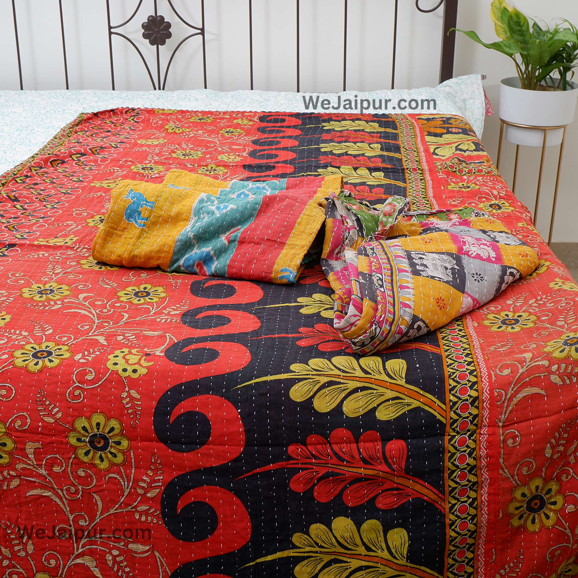 Handmade Vintage Kantha Quilts with Artisan Touch