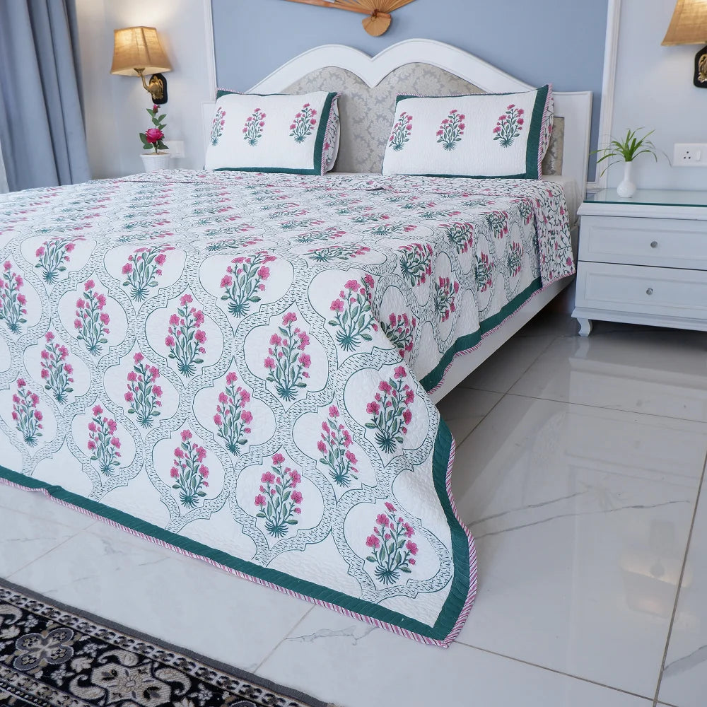 Cotton Quilted Bed Cover