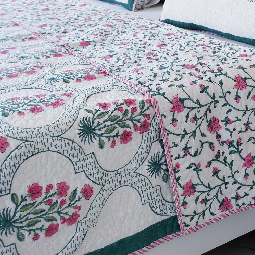 Cotton Quilted Bed Cover