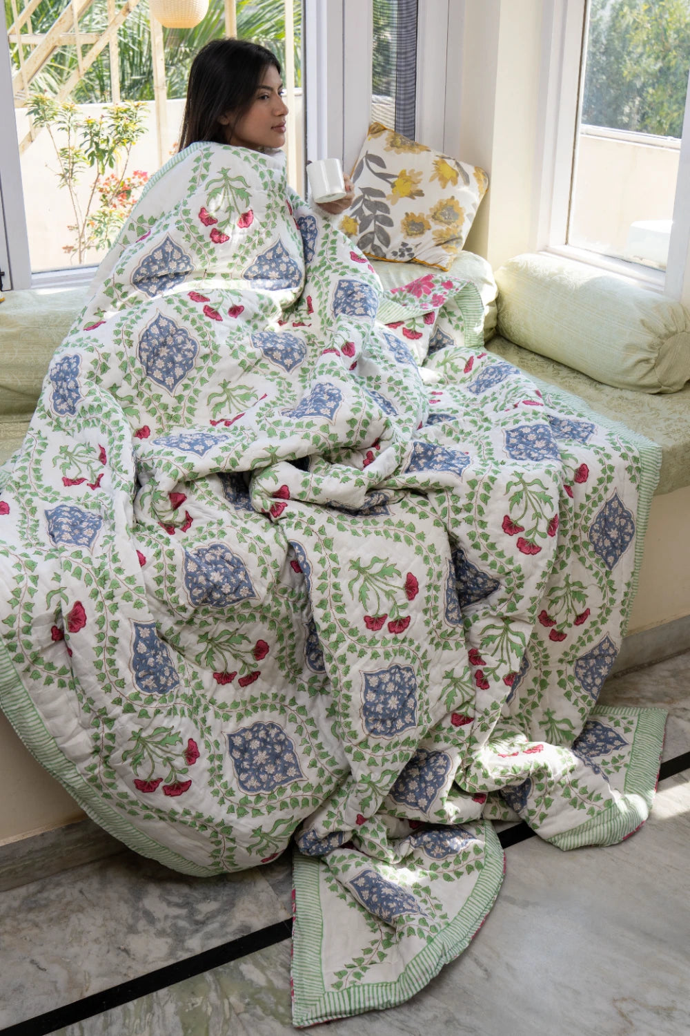 All-Season Mulmul Cotton Quilt for AC Nights