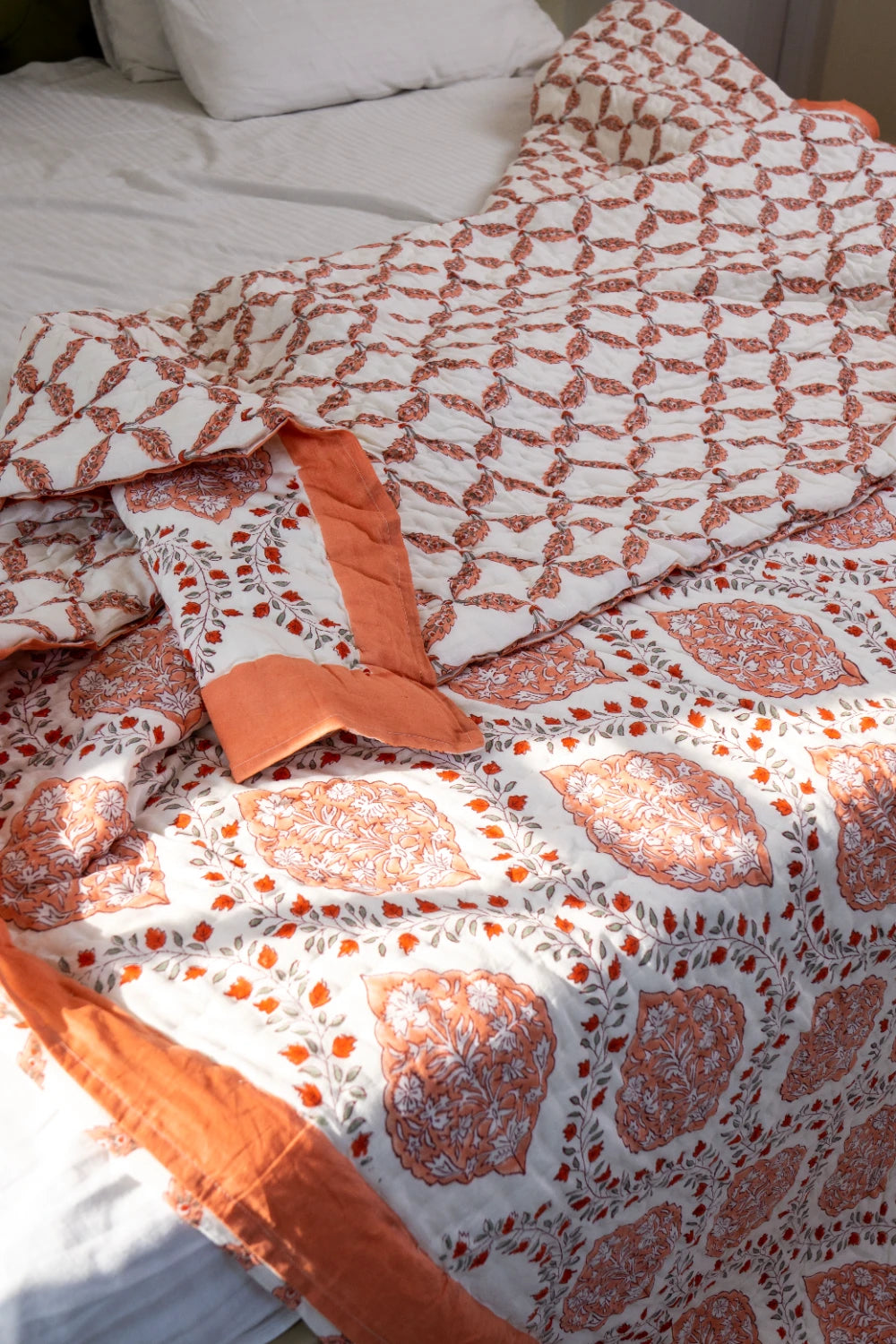 Organic Muslin Soft Cotton Quilt / Jaipuri Razai