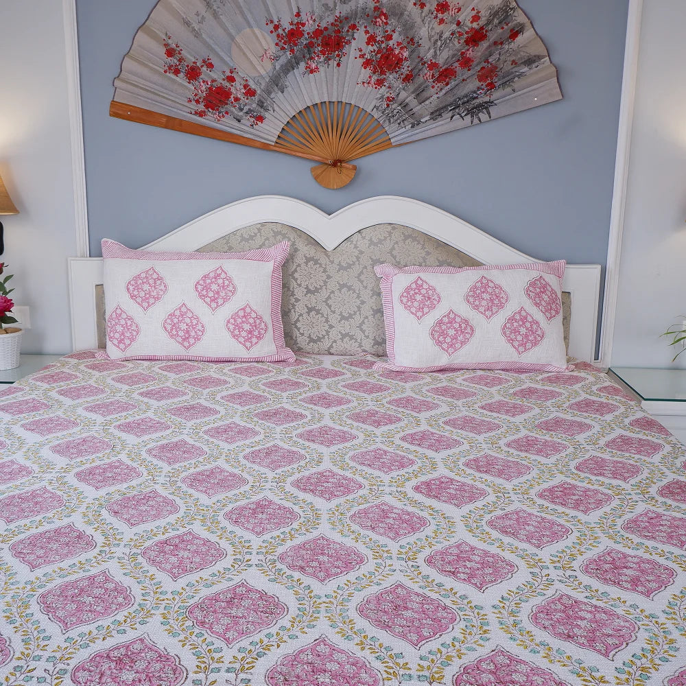 Hand Block Print Bedcover