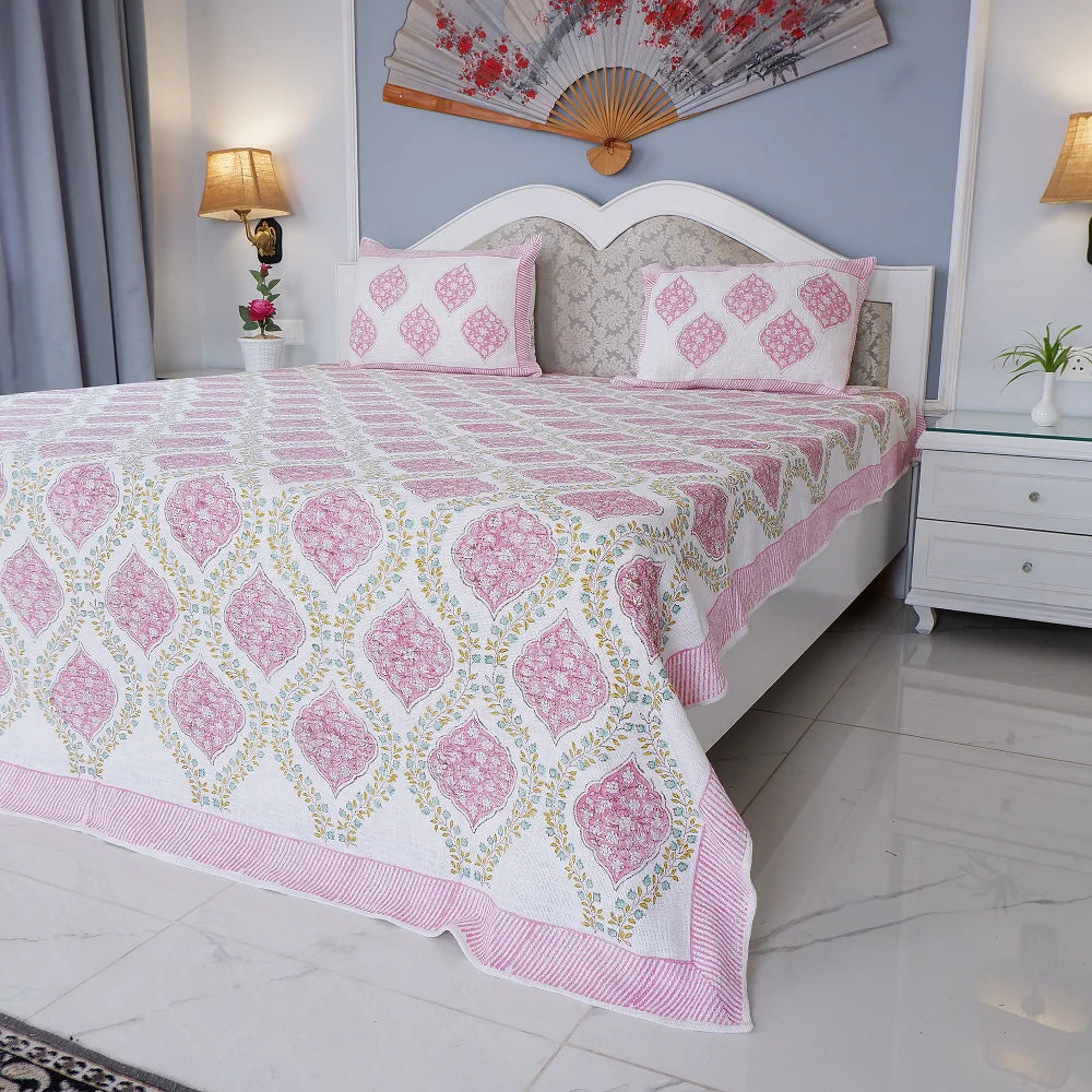 Hand Block Print Bedcover