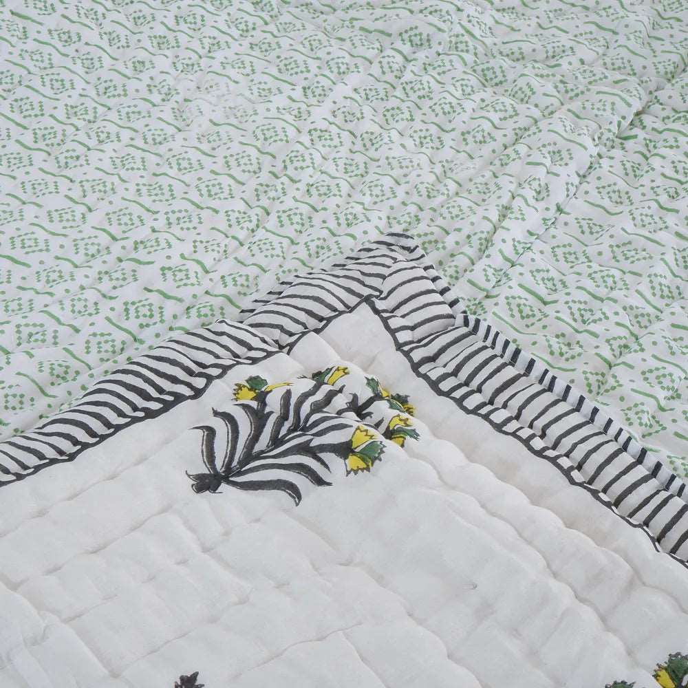 ORGANIC MUSLIN SOFT COTTON QUILT - Jaipurr