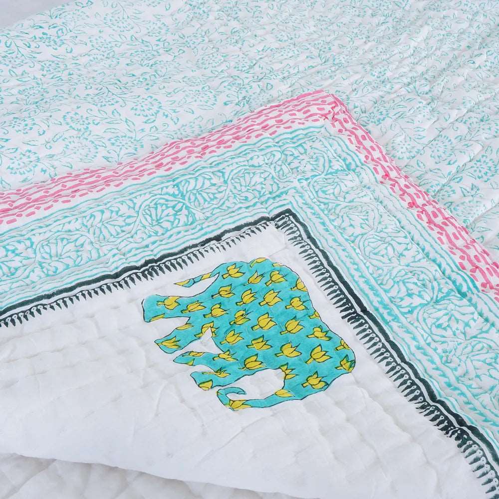 ORGANIC MUSLIN SOFT COTTON QUILT - Jaipurr