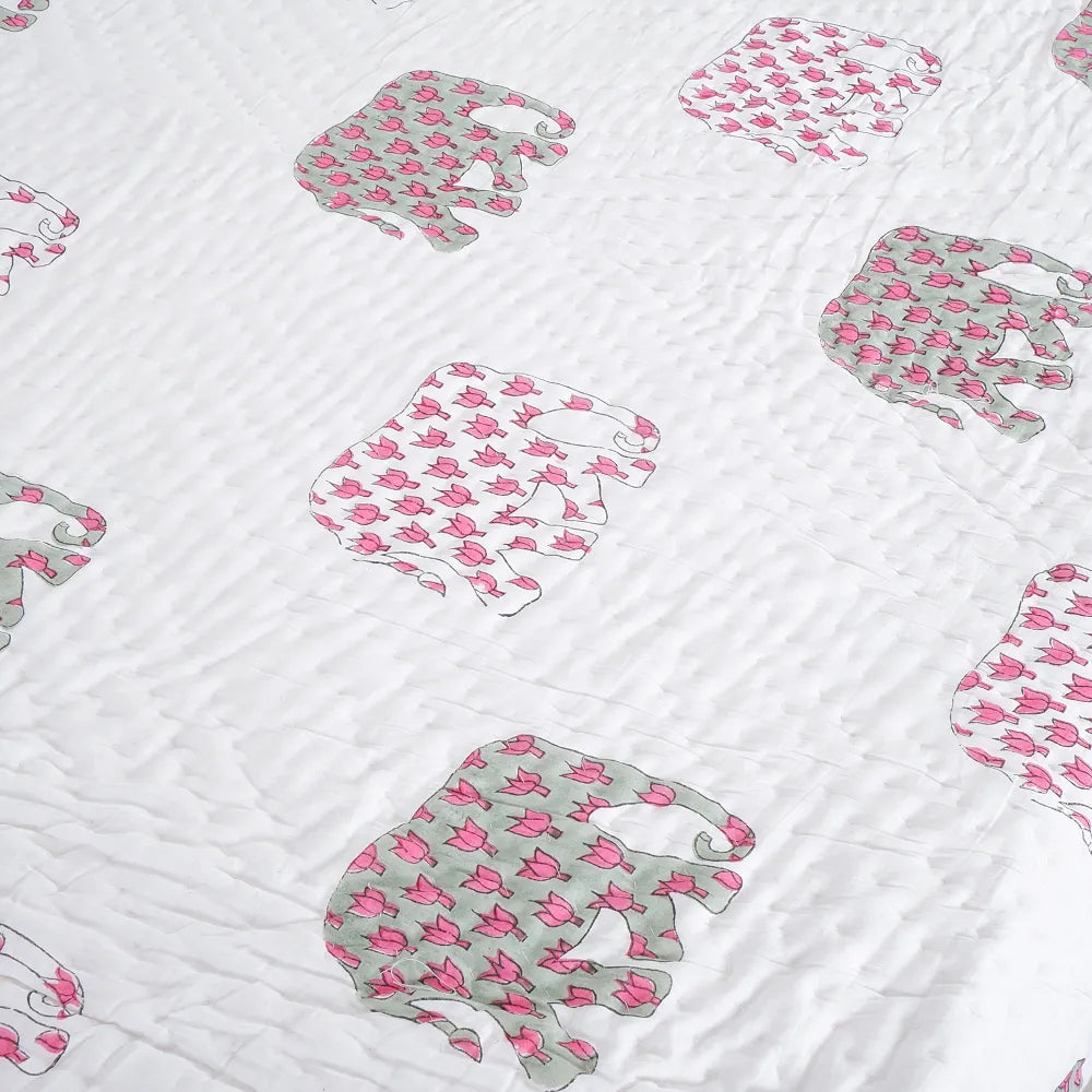 ORGANIC MUSLIN SOFT COTTON QUILT - Jaipurr